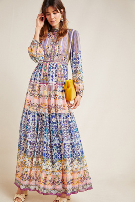 tash and sophie ruffle wrap dress