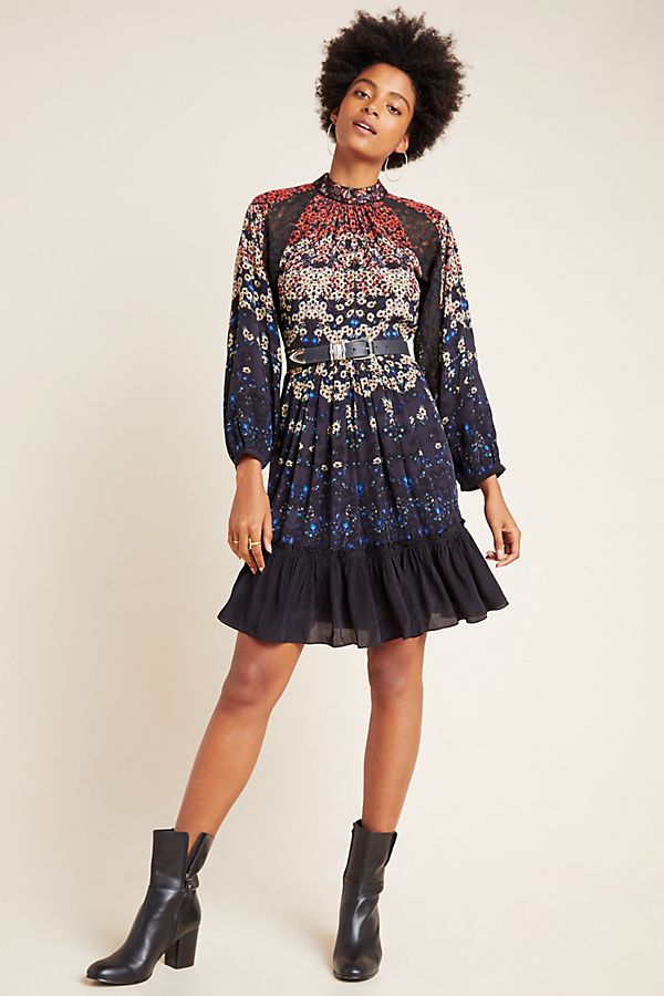 Slide View: 1: Donita Mock Neck Tunic