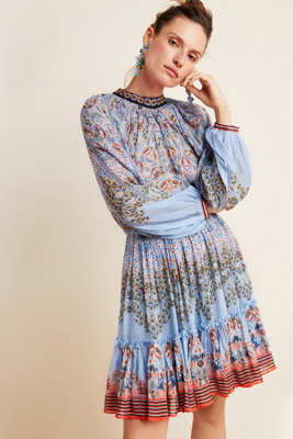 anthropologie mini dress