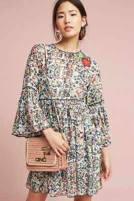 embroidered tunic dress uk