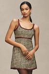 Thumbnail View 4: English Factory Sleeveless Scoop-Neck Tweed Mini Dress