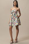 Thumbnail View 1: English Factory Strapless Tie-Front Cotton Mini Dress