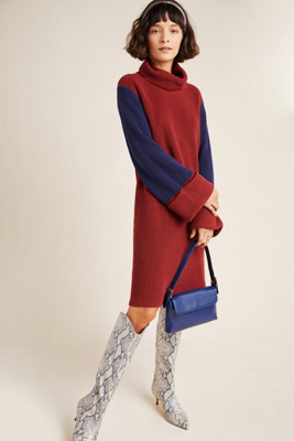 anthropologie sweater dress