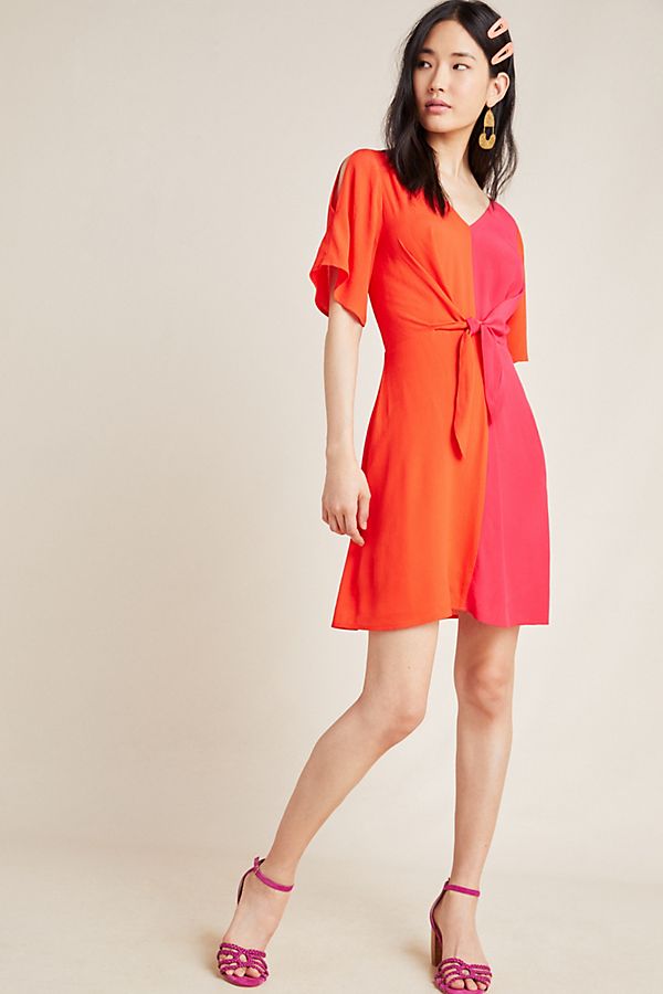 Slide View: 1: Kacie Colorblocked Mini Dress