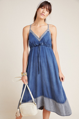 pilcro denim dress