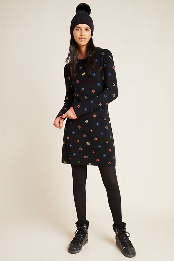 Slide View: 1: Toni Sweater Mini Dress