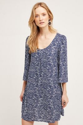 anthropologie swing dress