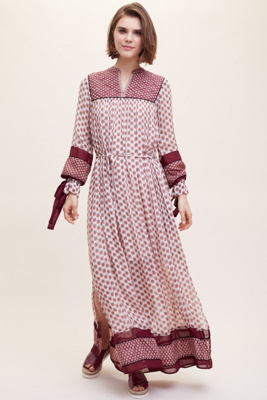 maison scotch maxi dress