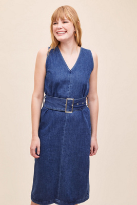 selected femme denim dress