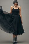 Thumbnail View 2: Moon River Sleeveless Tulle Twofer Midi Dress