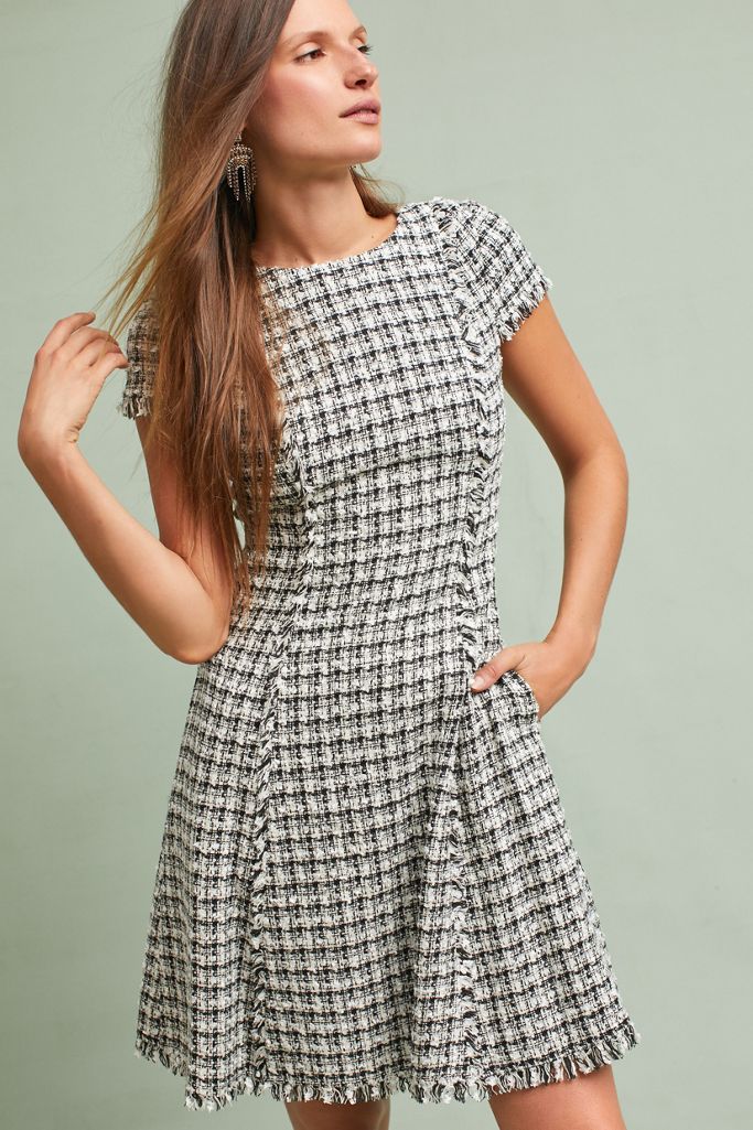 Gracie Tweed Dress Anthropologie