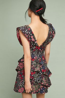 ml monique lhuillier casetta floral dress