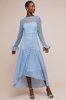 ML Monique Lhuillier Claire Lace Dress 