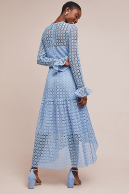 ml monique lhuillier claire lace dress