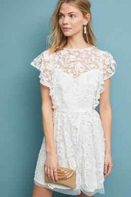 ml monique lhuillier porcia lace dress