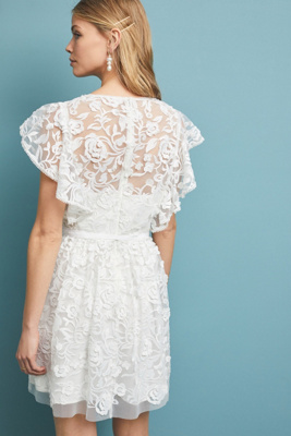ml monique lhuillier porcia lace dress