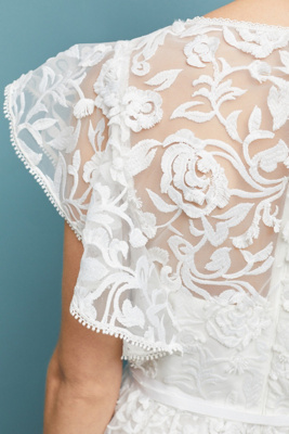 ml monique lhuillier porcia lace dress