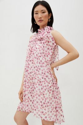 ML Monique Lhuillier Watercolor Mini Dress