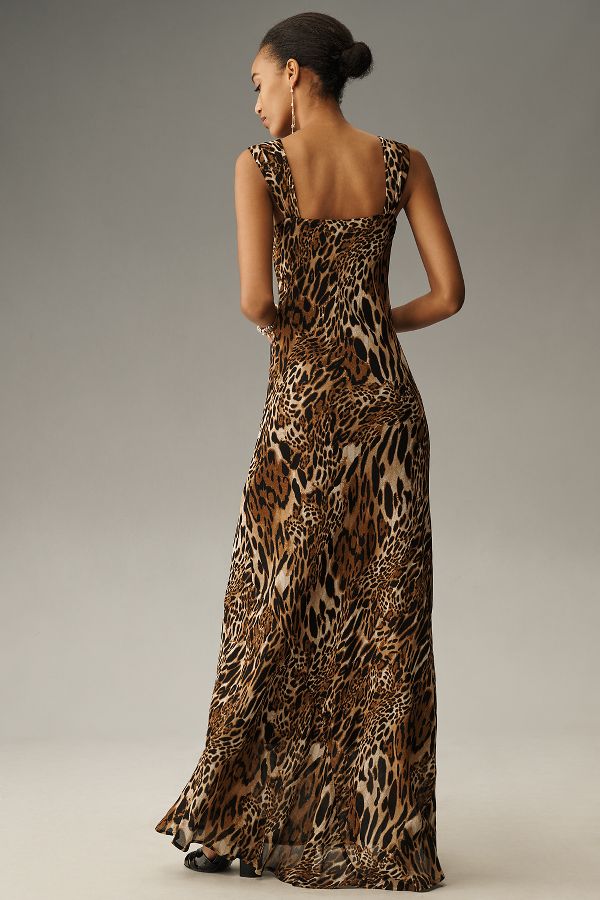 Slide View: 2: WAYF Sleeveless Draped Maxi Dress