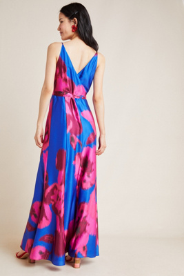 harper floral wrap dress