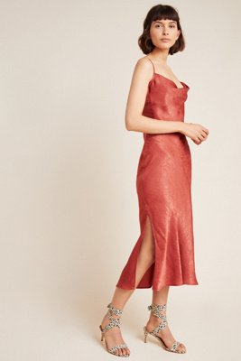 anthropologie slip dress