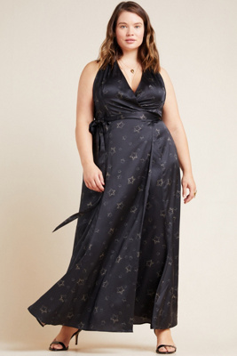 starry night dress plus size