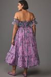 Thumbnail View 2: Hutch Plus Off-The-Shoulder Smocked Tiered Midi Dress