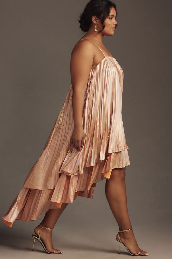 Slide View: 2: Hutch Layered Pleats Dress