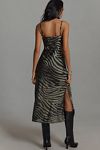 Thumbnail View 2: Hutch Zebra Print Burnout Slip Midi Dress