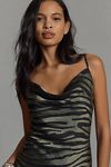 Thumbnail View 3: Hutch Zebra Print Burnout Slip Midi Dress