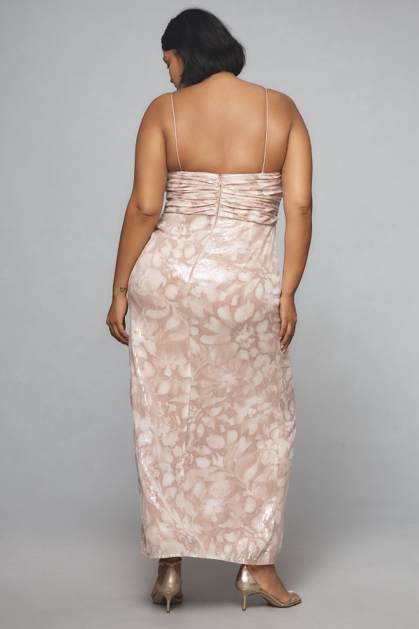 Slide View: 5: Hutch Plus Luxe Ruched Maxi Dress