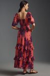 Thumbnail View 2: Hutch Puff-Sleeve Ruffled Midi Dress