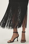 Thumbnail View 4: Hutch Plunge Halter Fringe Knit Midi Dress