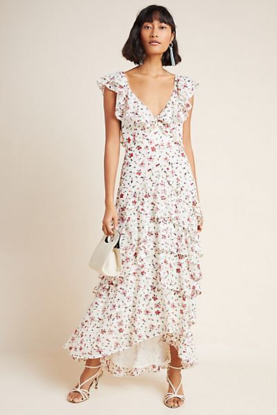 Sau Lee Jasmine Sequined Maxi Dress