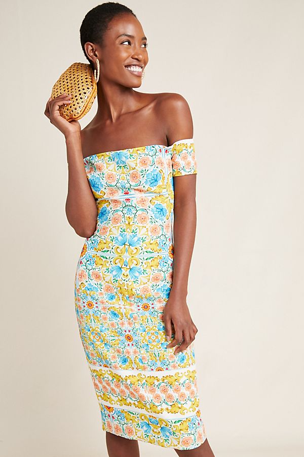 Slide View: 1: Black Halo Bethel Sheath Dress