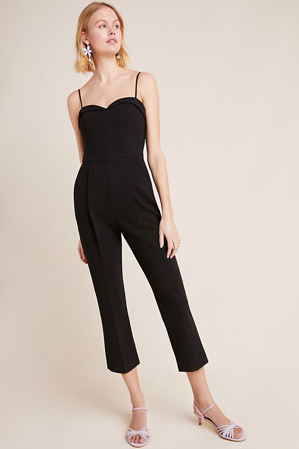 Slide View: 1: Black Halo Sweetheart Jumpsuit