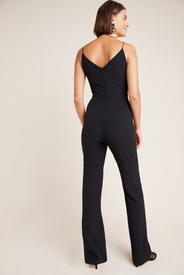black halo petite jumpsuit