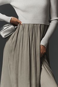 Slide View: 2: The Thea Twofer Sweater Dress