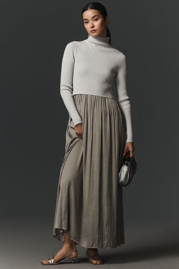 Slide View: 1: The Thea Twofer Sweater Dress