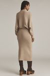 Thumbnail View 2: By Anthropologie Long-Sleeve Slim Sweater Midi Dress