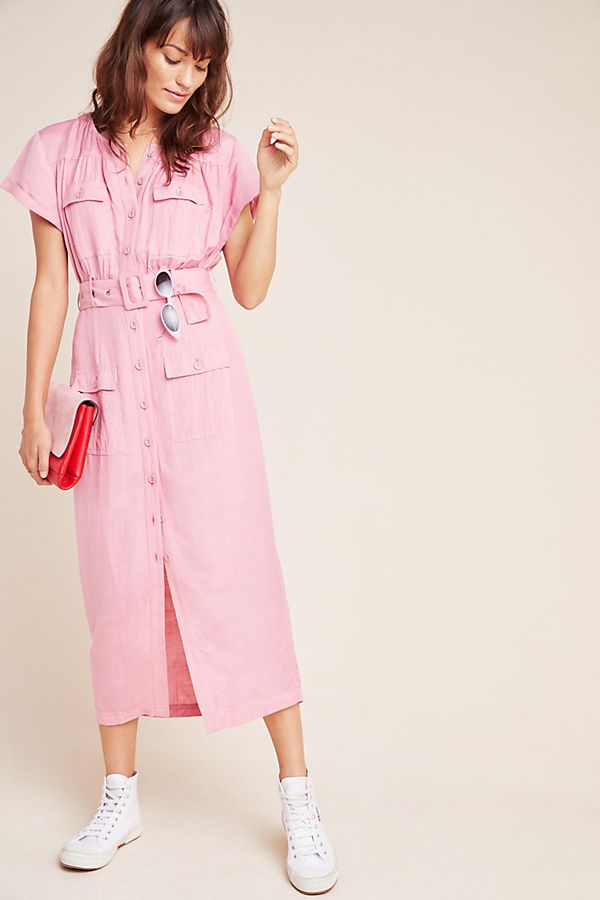 Slide View: 1: Nadine Utility Shirtdress
