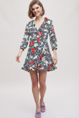 rixo london wrap dress