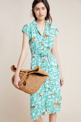 anthropologie shirt dress