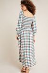 Maeve Cerie Smocked Midi Dress | Anthropologie