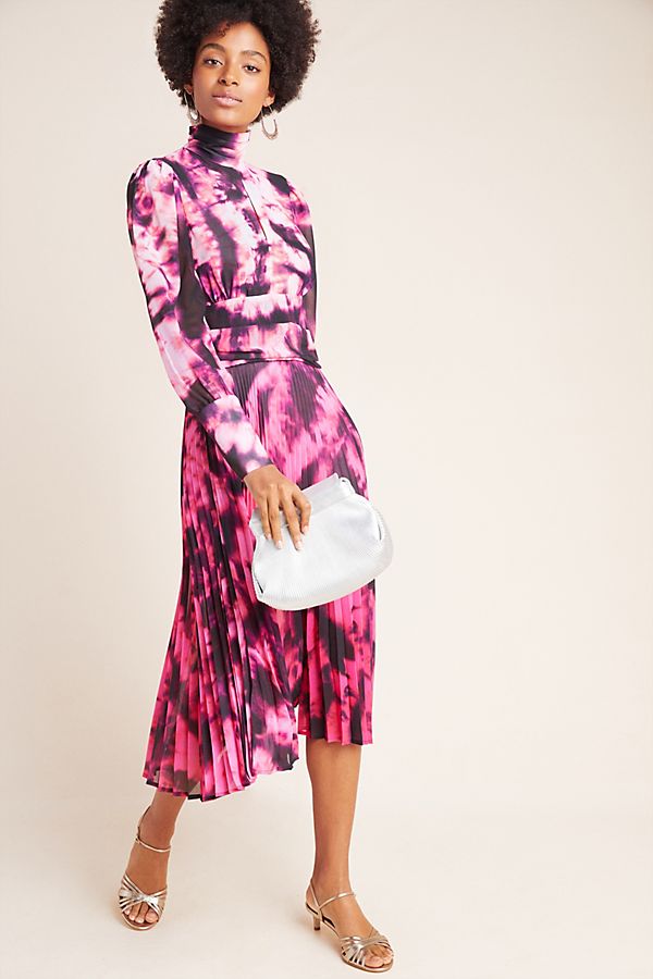Slide View: 1: Stevie Tie-Dyed Midi Dress