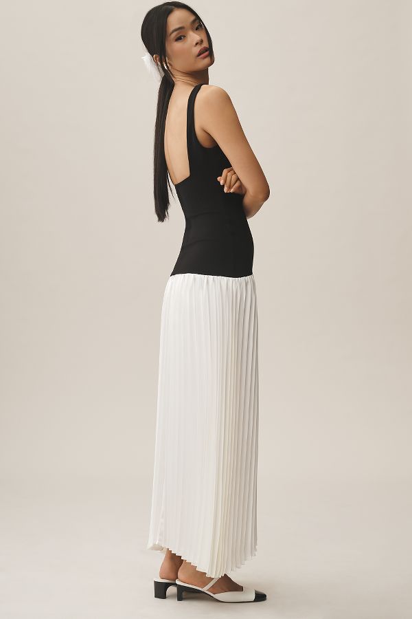 Slide View: 3: Delfi Collective Caroline Drop-Waist Maxi Dress