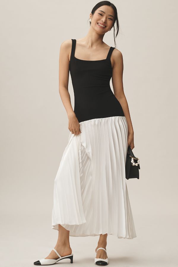 Slide View: 1: Delfi Collective Caroline Drop-Waist Maxi Dress