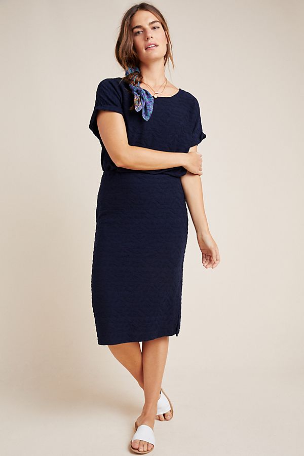 Slide View: 1: Louella Dolman-Sleeved Midi Dress