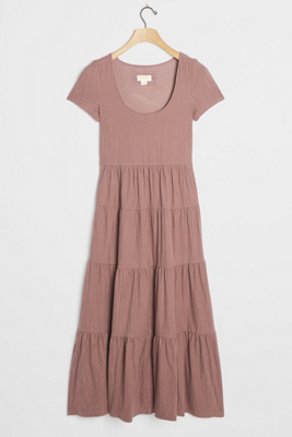 gillian tiered maxi dress