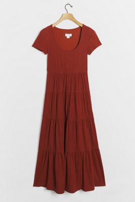 gillian tiered maxi dress